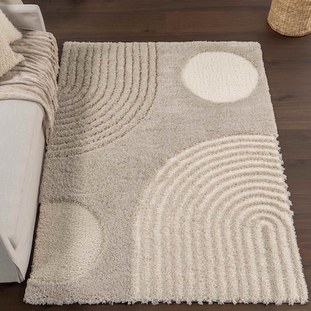 Nuloom Gloria Abstract Shag Area Rug 5ft x 7ft KSCM05B-507